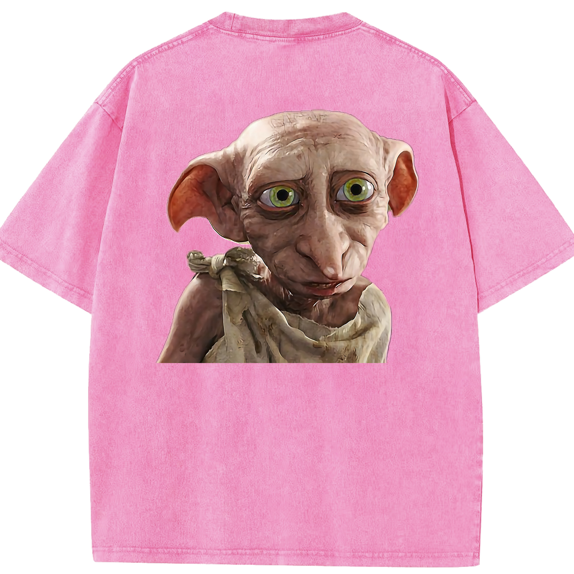 （画像用） Harry Potter ハリー・ポッターシリーズ 綿100% ヴィンテージ風 半袖Tシャツ（背面プリント）